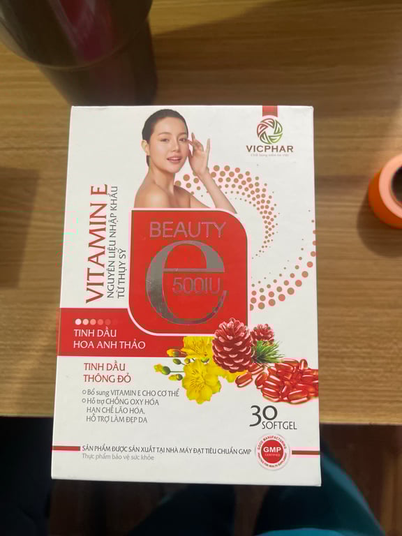 Vitamin E 500 IU Faco h/30v mẫu mới