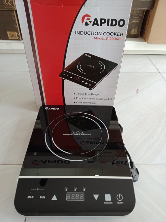 BẾP TỪ ĐƠN RAPIDO RI2000ES