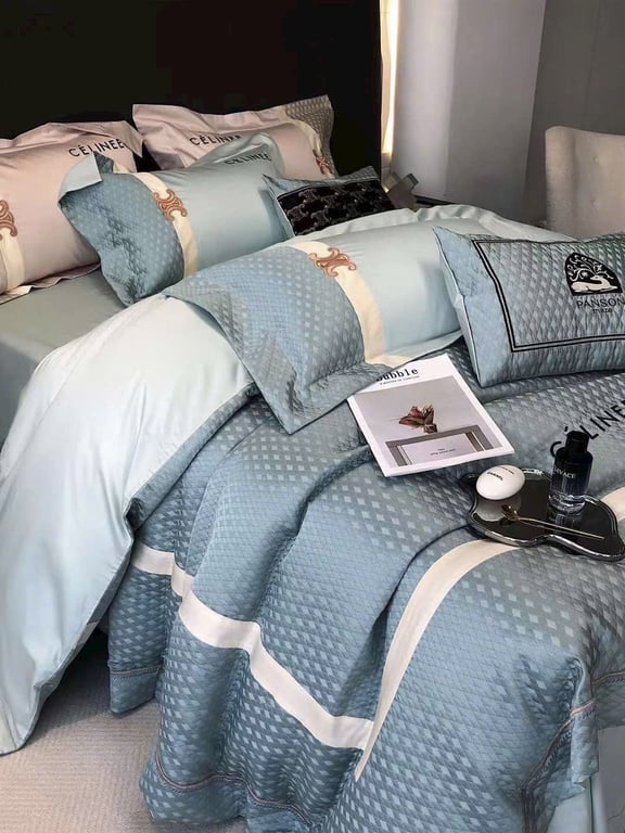 Set Chăn ga Lụa thượng hạng siêu chất lượng Luxurious Celine