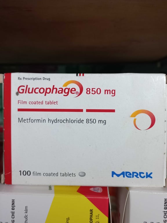 Glucophage 850mg MERCK h/100 viên