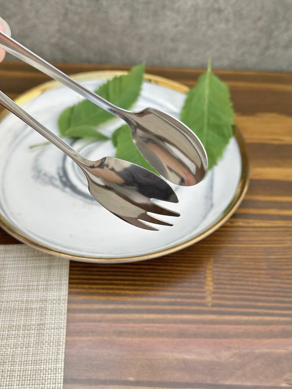 DỤNG CỤ KẸP, GẮP SALAD BẰNG INOX ECHO 19CM