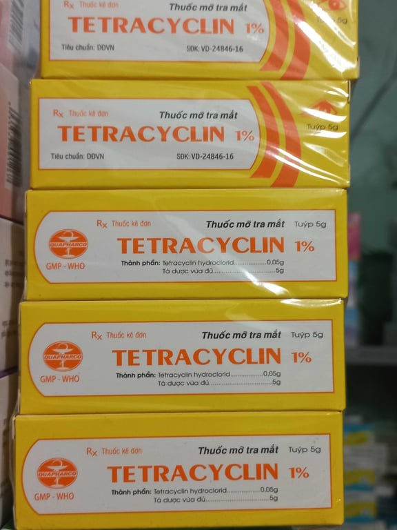 Tetracycline 1% quảng bình 5g lốc/10tube