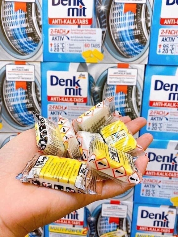 Số 1 tẩy lồng phải nói đến viên tẩy lồng Denkmit - Đức.