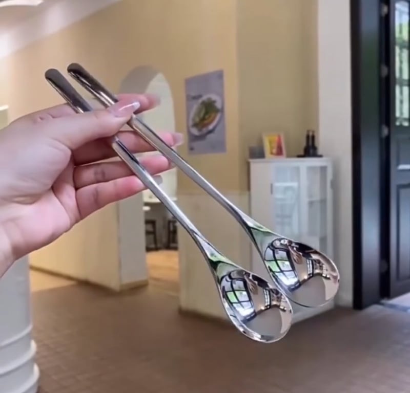 Set 5 thìa Chockmen inox316 cán dài phong cách Hàn Quốc 24cm