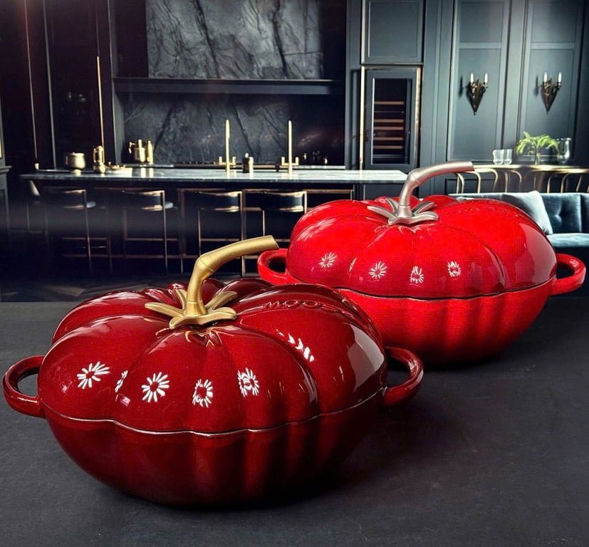 NỒI GANG CÀ CHUA MOOS 27CM