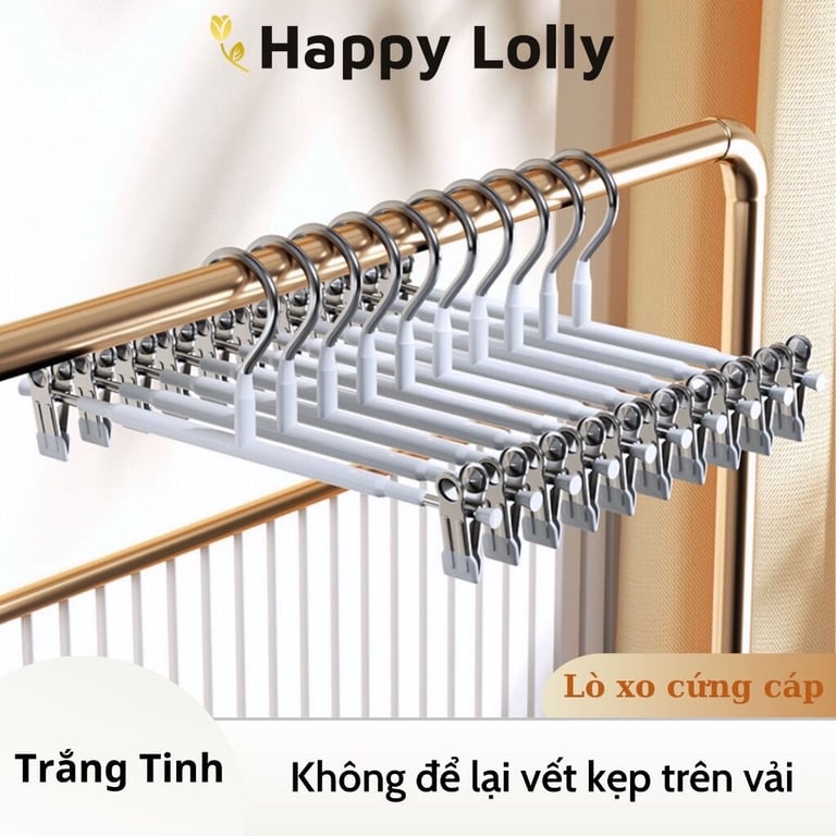 Set 10c Set Móc kẹp quần âu, váy chống trượt