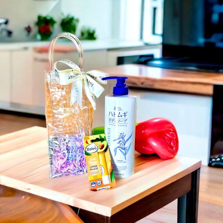 Set quà tặng sữa tắm Hatomugi của Nhật