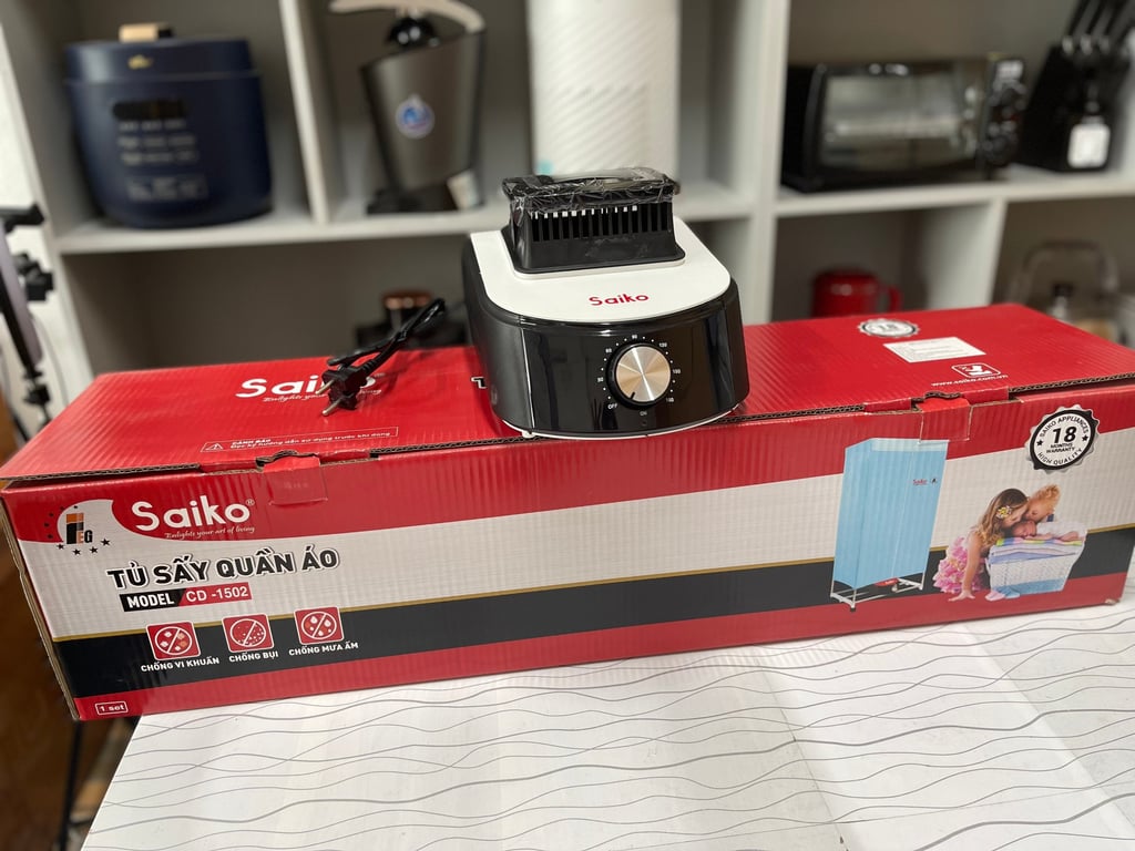Tủ sấy quần áo Saiko CD-1502