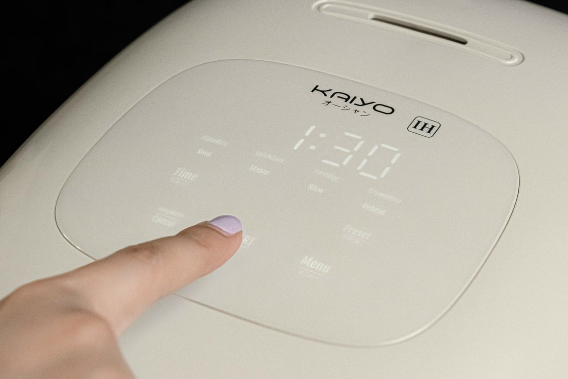 Nồi cơm điện cao tần IH Kaiyo size 1L KRC-050 Nhật Bản