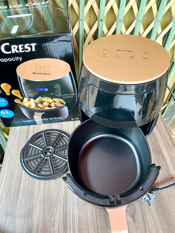 NỒI CHIÊN KHÔNG DẦU SILVER CREST 6L CÔNG NGHỆ ĐỨC