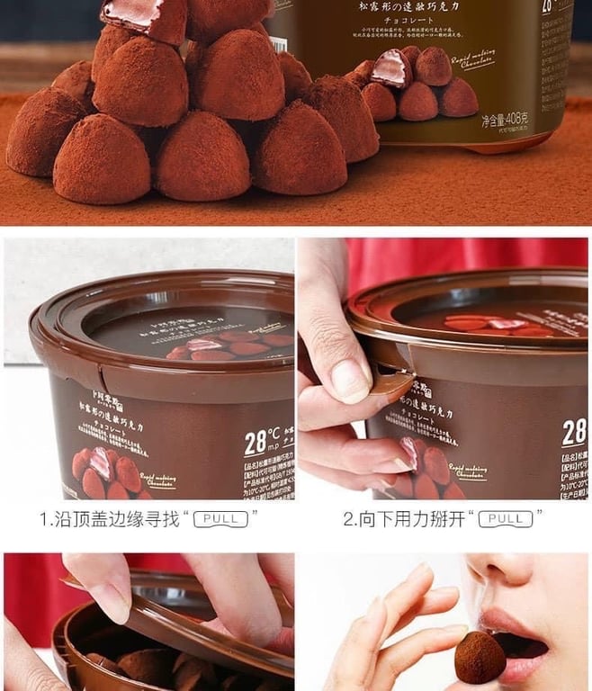 CHOCOLATE TƯƠI NAMA nội địa Trung