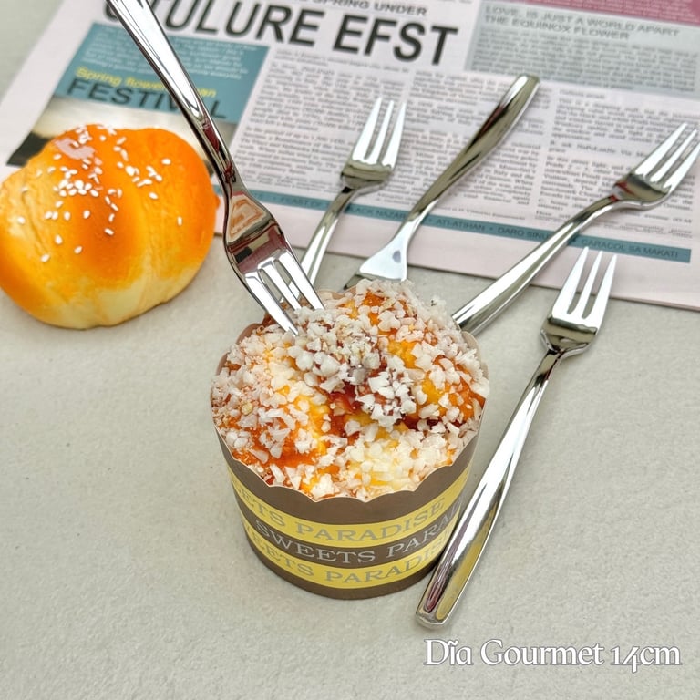 SET 5 DĨA INOX GOURMET 14cm