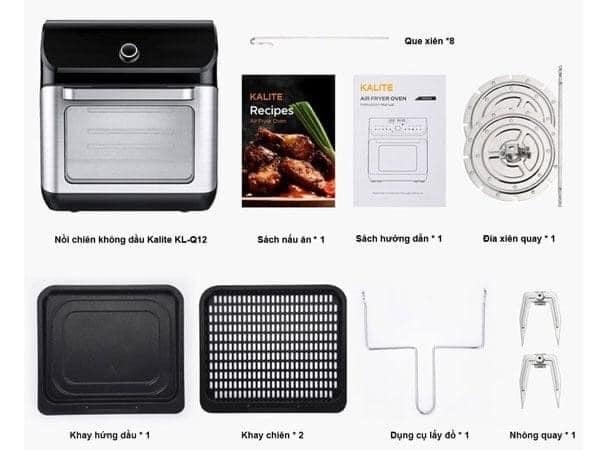 NỒI CHIÊN ĐỜI MỚI - ƯU ĐÃI SIÊU HỜI - KALITE 1200 12L