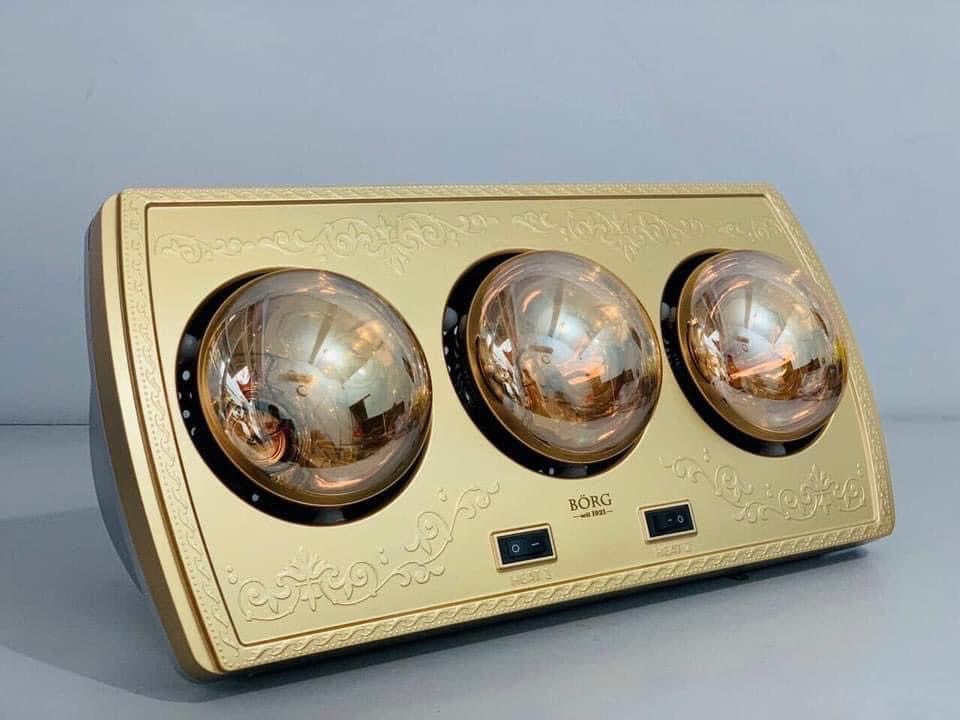 ĐÈN SƯỞI 3 BÓNG BORG BRAUN BU03