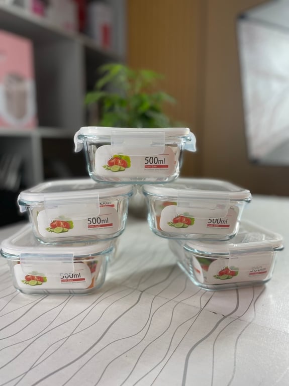 Thố Thuỷ Tinh Ferroli Hình Vuông 500 ml