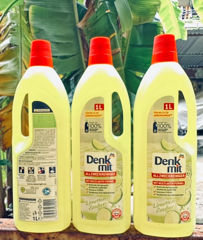 NƯỚC LAU SÀN GẠCH DENKMIT HƯƠNG CHANH THƠM MÁT 1L