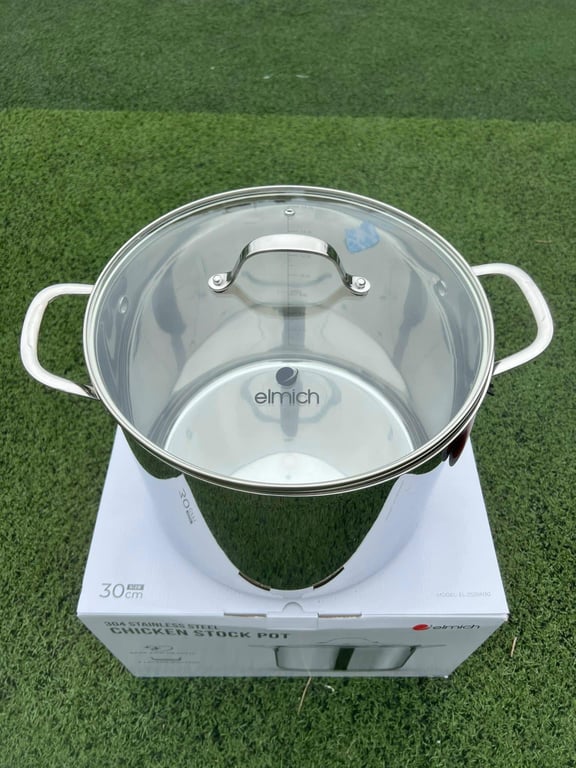 NỒI LUỘC GÀ INOX ELMICH size 28-30