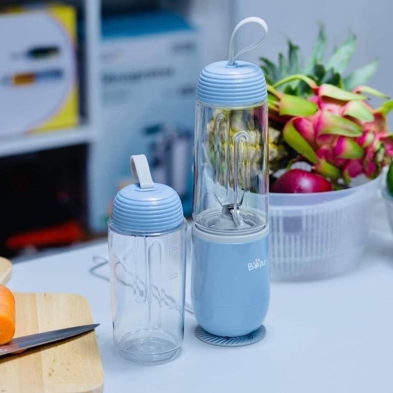 MÁY XAY SINH TỐ 2 CỐC  BEAR