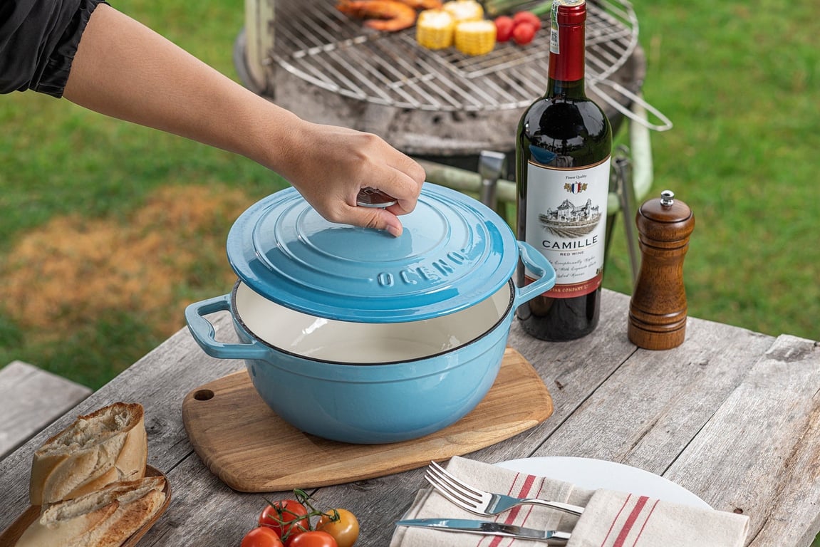 Nồi gang Oceno thành cao