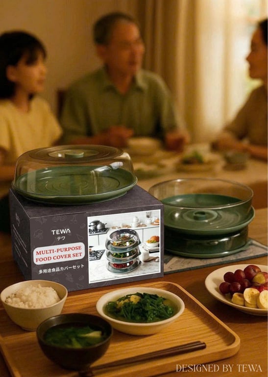 SET 3 HỘP ÚP THỨC ĂN XẾP TẦNG TEWA JAPAN😍