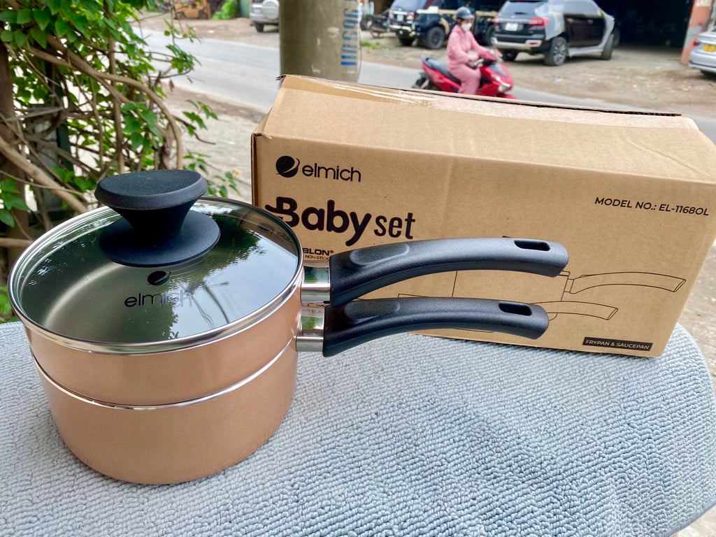 BỘ NỒI CHỐNG DÍNH ELMICH BABY EL-1167 16cm