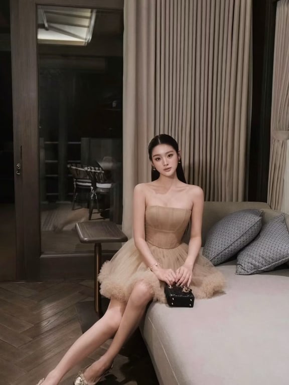 Váy tiểu thư đi tiệc CHOUCHOU