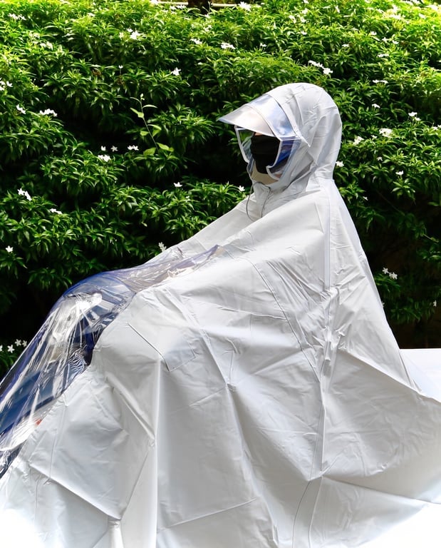 Áo mưa Morandi chuẩn nội địa Trung.