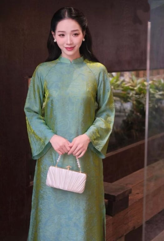 AD gấm tằm xanh lá (có bigsize)