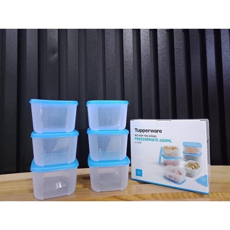 Bộ 6 hộp đông Tupperware Basic Set 650ml