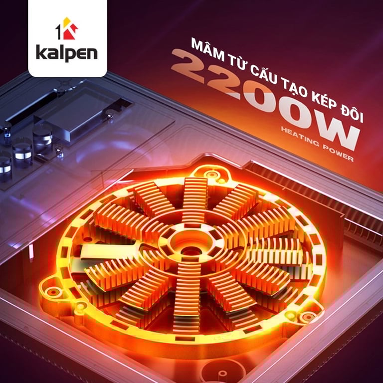 BẾP TỪ ĐƠN KALPEN ICK-1616 TẶNG KÈM NỒI LẨU SIZE 26CM
