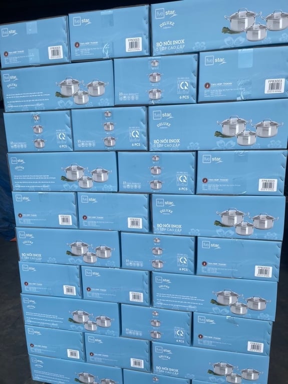 Bộ nồi  inox liền khối cao cấp Fivestar Plus - FPB3003