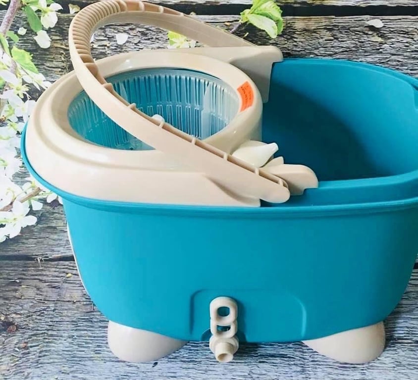 Cây lau nhà 360 độ Lock&Lock MOP-Q2-1 XANH DƯƠNG