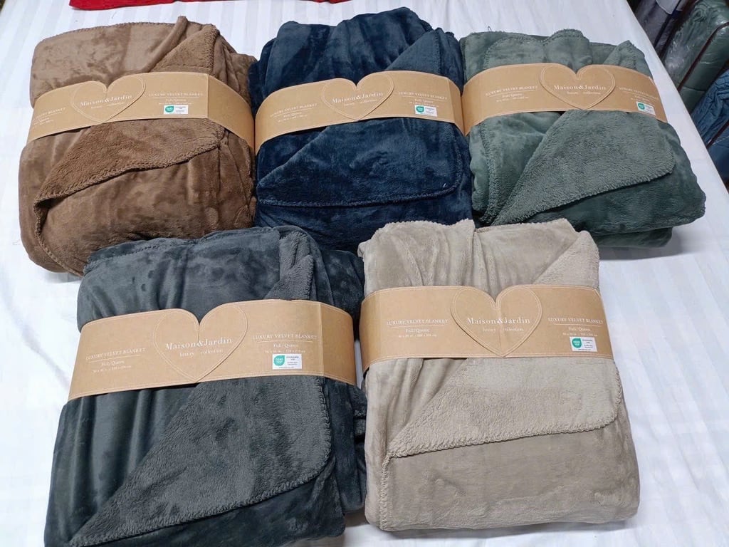 Chăn Lông Cừu MAISON & JARDIN siêu thị Costco Mỹ