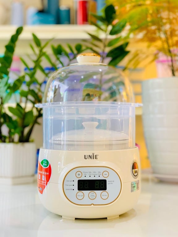 Nồi nấu chậm USC102W với 2 tầng: Nấu - Hấp tiện lợi