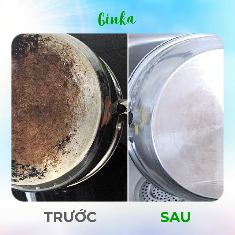 Tẩy đa năng cao cấp GINKA - Tẩy cặn canxi, tẩy dầu mỡ