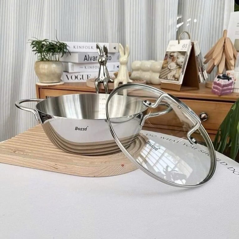 Chảo sâu lòng hai quai Bossd 24cm - BSD659
