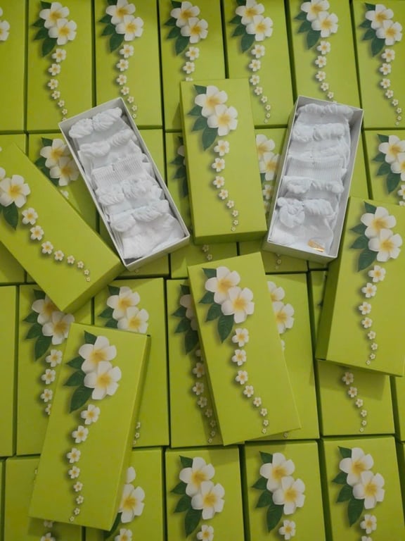 Set 10 đôi Tất nữ nhún cổ bèo phong cách Hàn Quốc