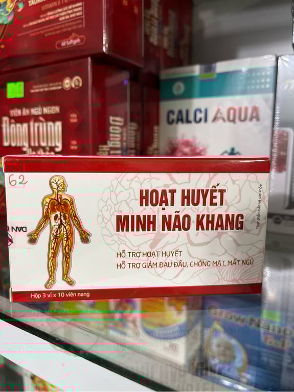 Hoạt huyết Minh não khang hộp 30 viên