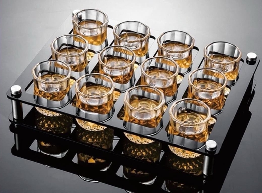 🍾🍾 SET LY UỐNG RƯỢU KÈM KHAY