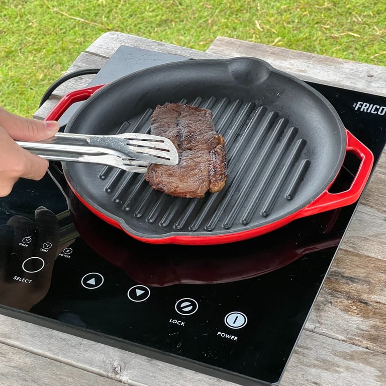 Vỉ nướng gang cao cấp Oceno 26cm