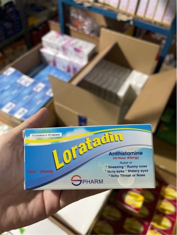 Loratadine spham h/100v nén