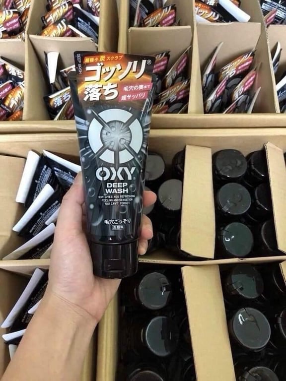 Sữa rửa mặt làm sạch, ngăn ngừa mụn cho nam Oxy WỨah 130g