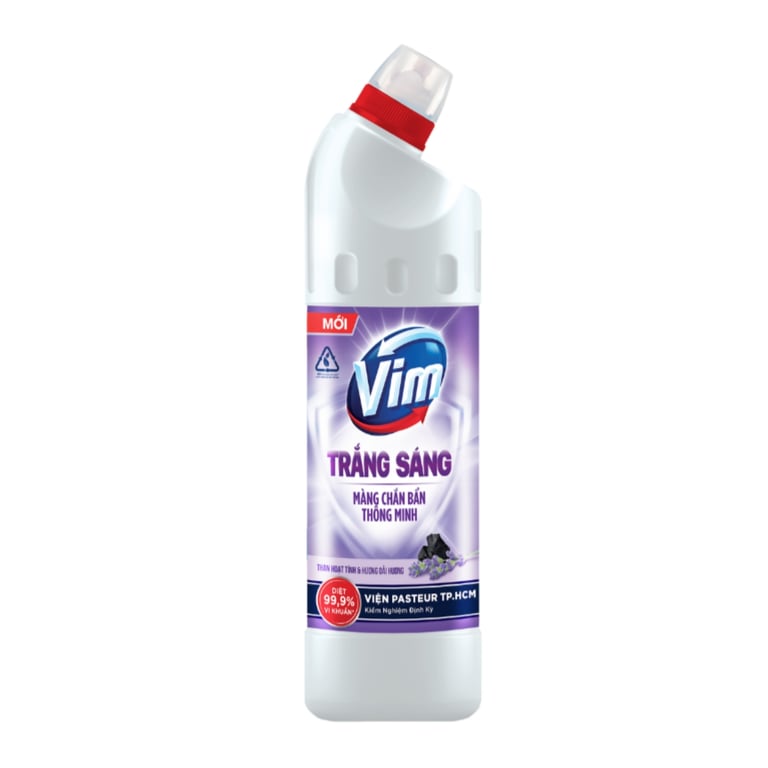 Gel tẩy bồn cầu Vim Trắng Sáng - 870ml