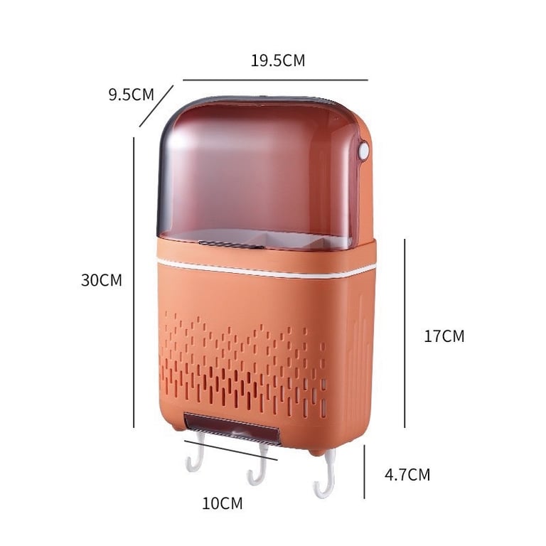 Ống Đựng Đũa Gắn Tường Chống Bụi