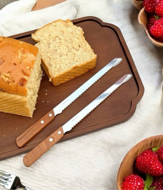 DAO CẮT BÁNH MÌ ECHO lưỡi răng cưa xịn xò của Nhật