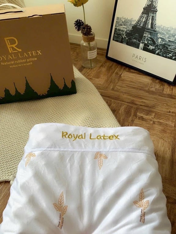 Gối cao su non Royal Latex 40x60cm - có hộp đẹp! MC10