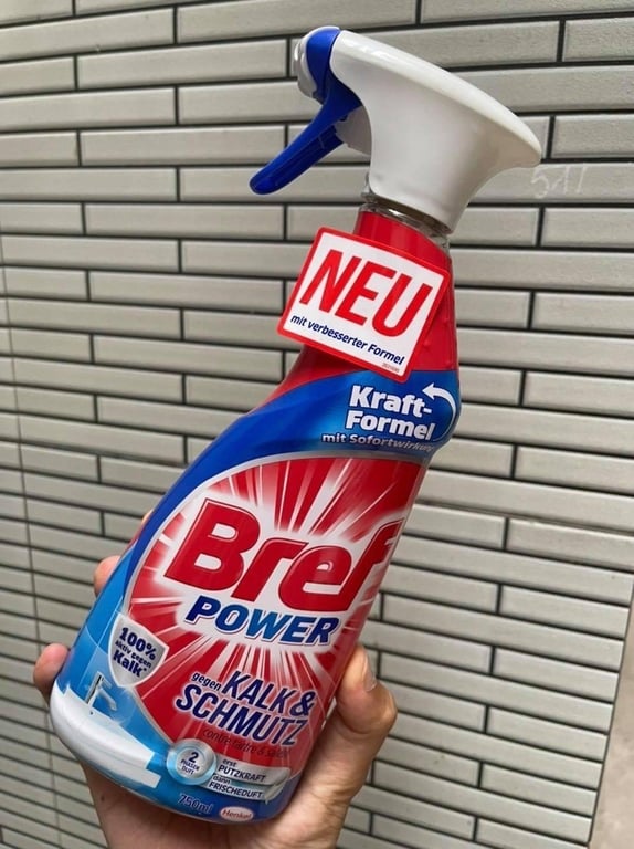 XỊT TẨY RỬA NHÀ TẮM ĐA NĂNG BREF POWER ĐỨC