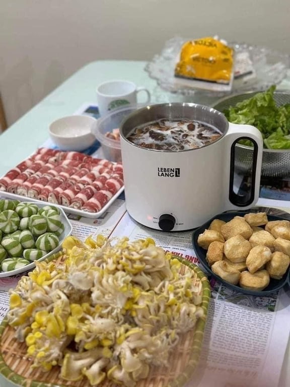 Nồi lẩu mini Lebenlang dung tích 1L2