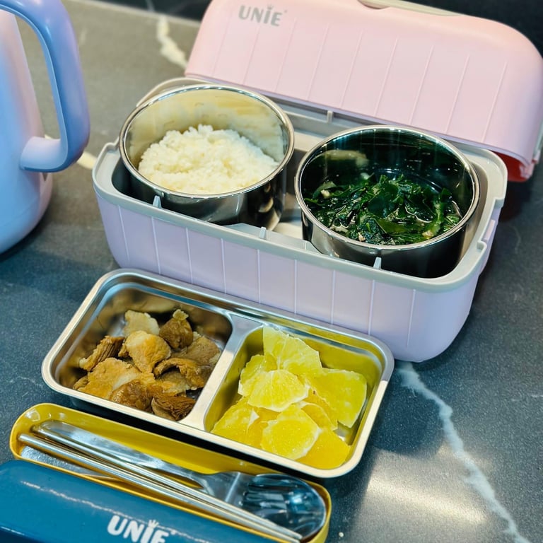 Hộp cơm cắm điện văn phòng Unie