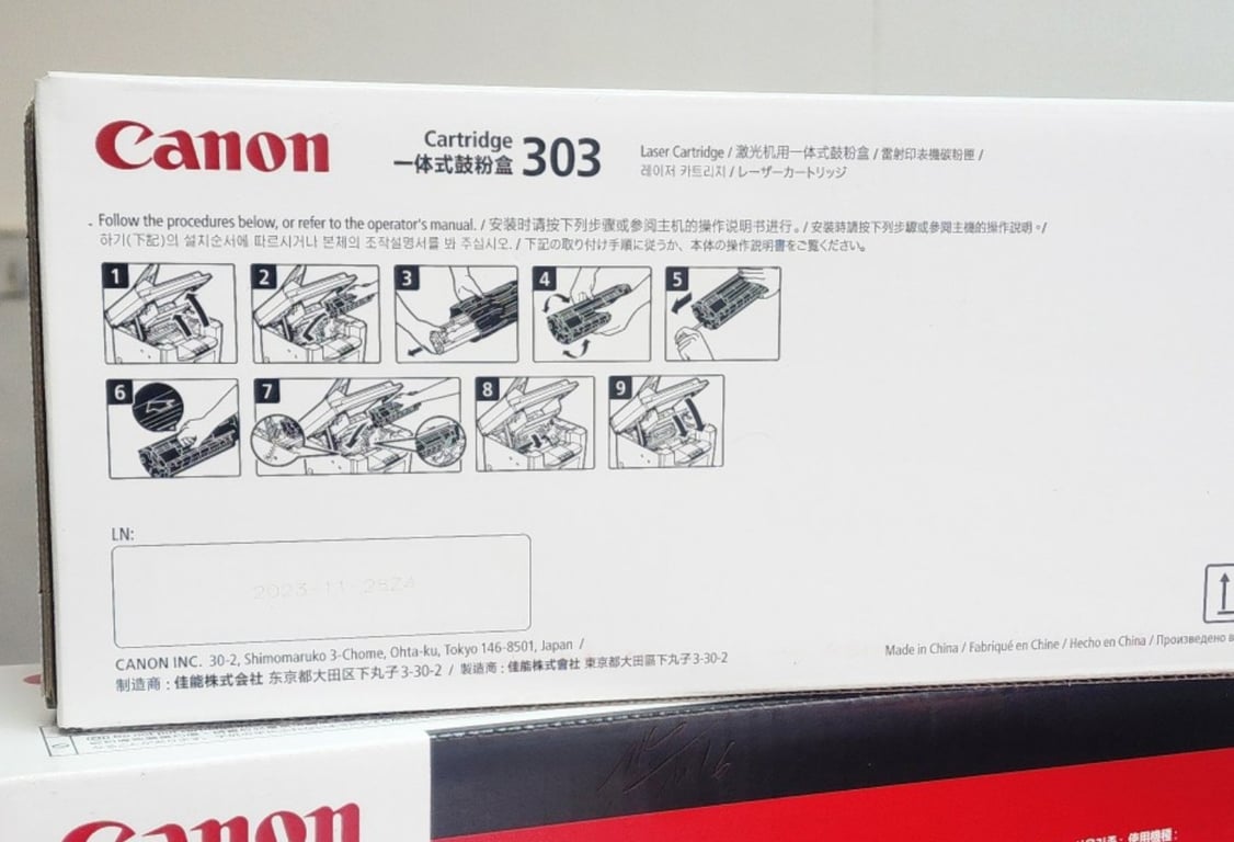 Mực Máy In Canon EP303 Dùng Cho Máy In Laser CANON LBP2900/ LBP3000 - Hàng Chính Hãng